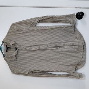 Green & White Stripe Shirt